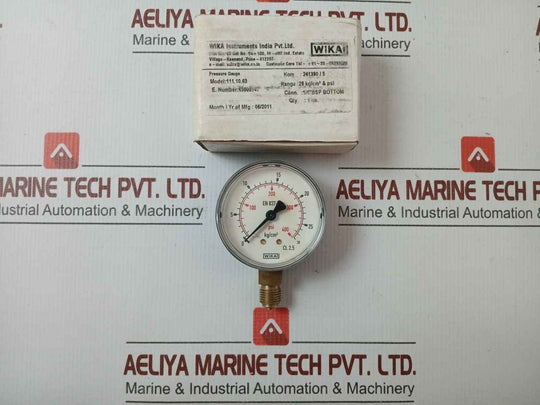 Pressure Gauge 28 Kg/Cm2 & 400 Psi 111.10.63 Wika