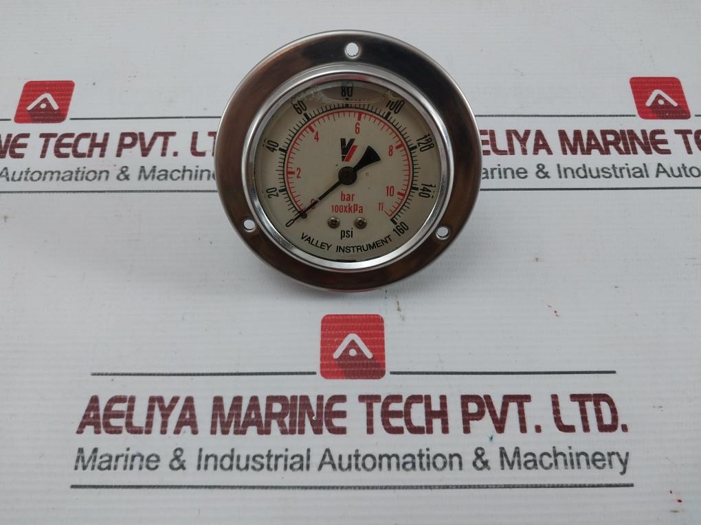 Pressure Gauge Brand Valley 0-160 Psi