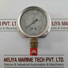 Pressure Gauge Bt Daito In Hg -30 To 300 Psi Cm Hg -76 To 20 Kgf/Cm2