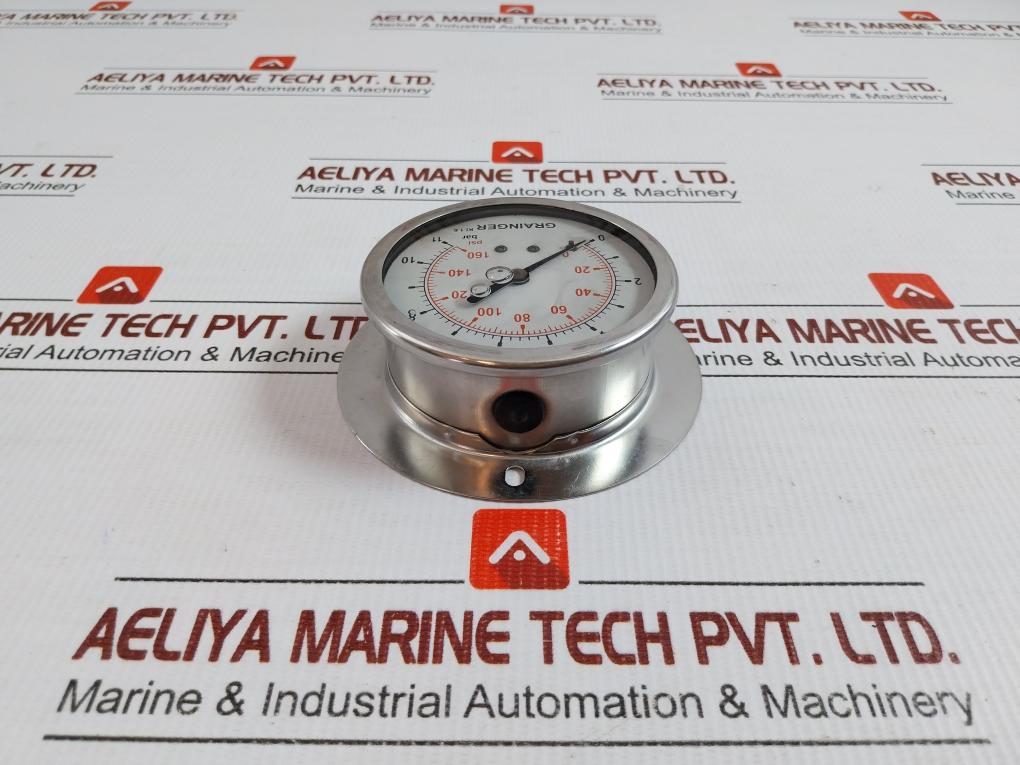 Pressure Gauge Grainger 0 To 160 Psi