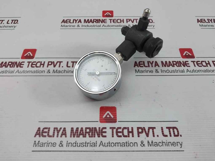 Pressure Gauge Nisshin 0 To 4 Mpa