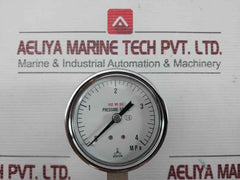 Pressure Gauge Nisshin 0 To 4 Mpa