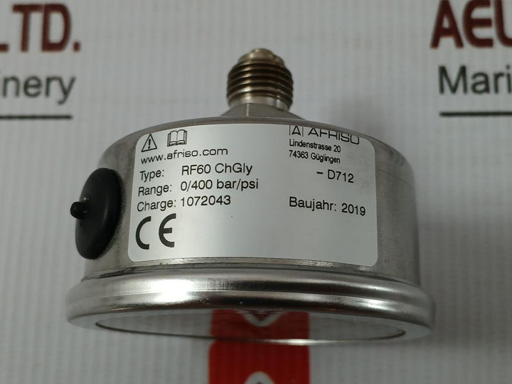 Pressure Gauge Rf60 Chgly 0 To 400Bar/Psi Framo
