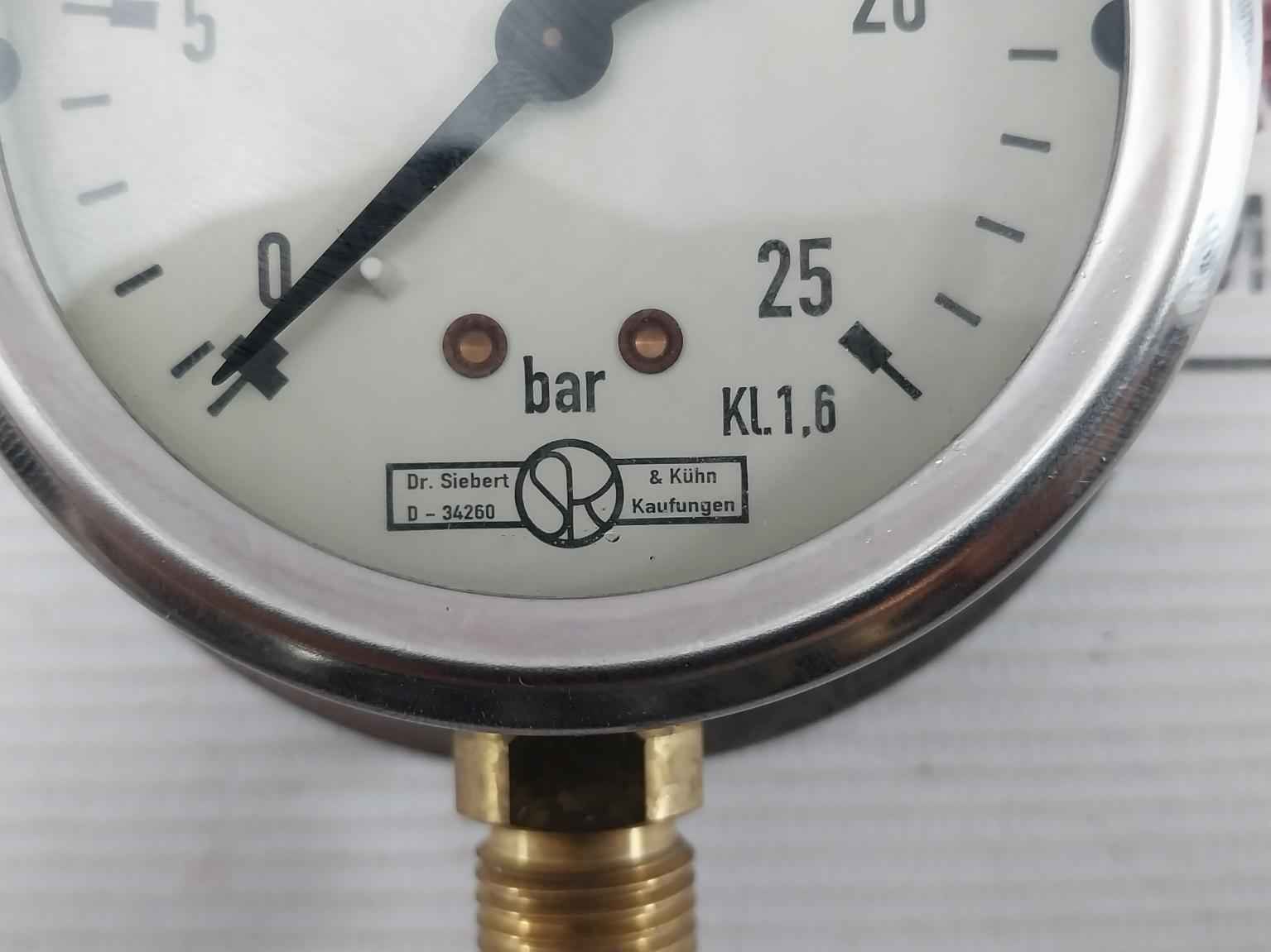 Pressure Gauge Sika 0-25 Bar