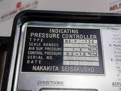 Pressure Indicating Controller Ns-ps-732 Nakakita Seisakusho 0-15 Kg/Cm2