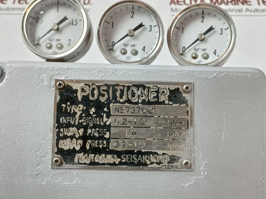 Pressure Positioner 0.2-1.0 Kgf/Cm2 Ns737S-d Nakakita Seisakusho