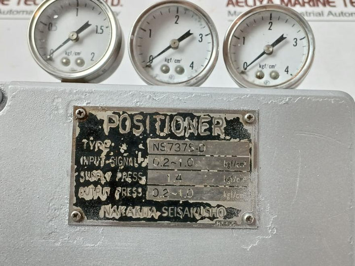 Pressure Positioner 0.2-1.0 Kgf/Cm2 Ns737S-d Nakakita Seisakusho