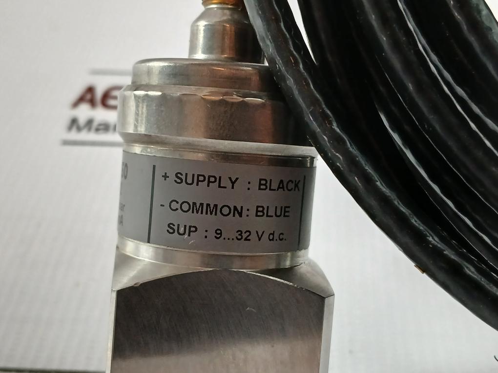 Pressure Sensor Cable Length 6 Meter Mbs 3350 Wartsila 0...10 Bar 9...32 Vd.C.
