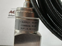 Pressure Sensor Cable Length 6 Meter Mbs 3350 Wartsila 0...10 Bar 9...32 Vd.C.