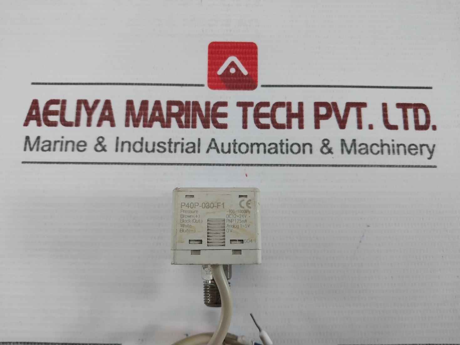 Pressure Sensor Part No. P40P-030-f1 Dc12~24V