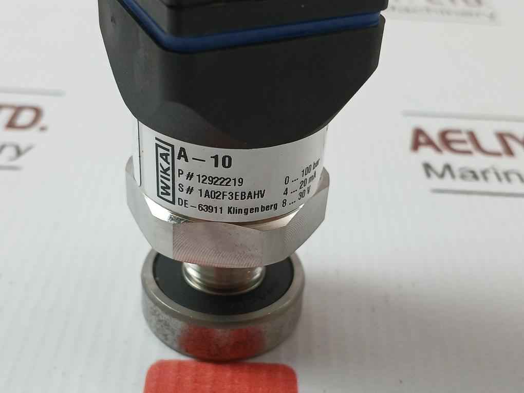 Pressure Sensor Transmitter Model 12922219 Wika A-10
