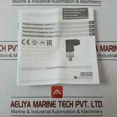 Pressure Sensor Transmitter Model 12922219 Wika A-10
