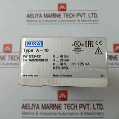 Pressure Sensor Transmitter Power Supply 12834131 Wika 8-30 V 25 Ma