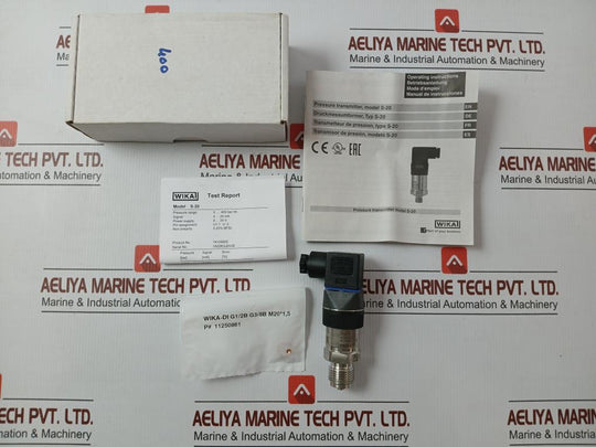 Pressure Sensor Transmitter Power Supply S-20 Wika 8-35V Max. 25Ma