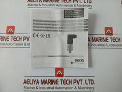 Pressure Sensor Transmitter Power Supply S-20 Wika 8-35V Max. 25Ma