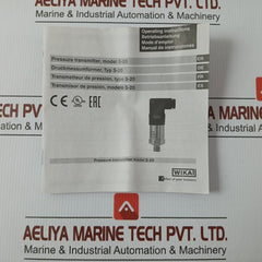 Pressure Sensor Transmitter Power Supply S-20 Wika 8-35V Max. 25Ma