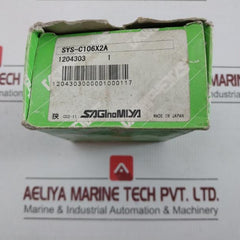 Pressure Switch -50–6 Cmhg Saginomiya Sys-c106X2A