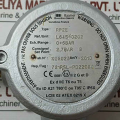 Pressure Switch 0+6Bar Baumer Part No: Rp2E
