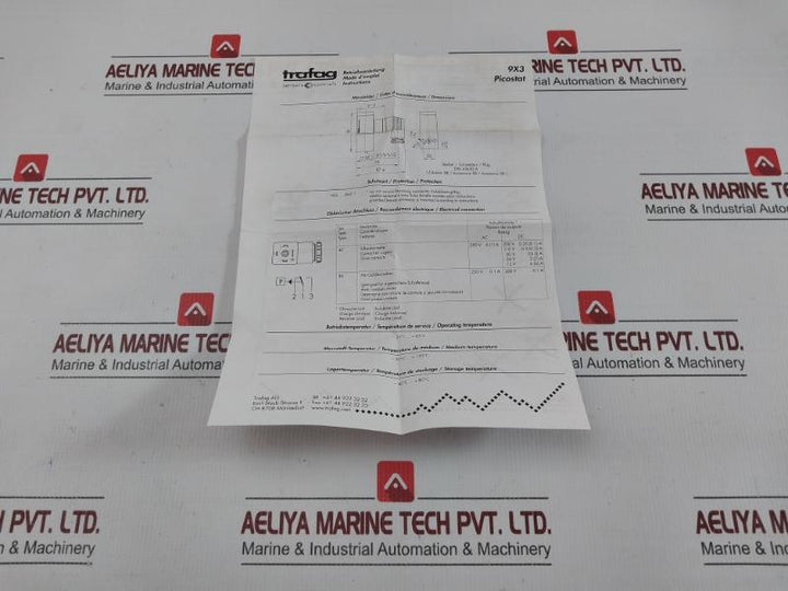 Pressure Switch 12 Bar 174 Psi Trafag 9B3.4277