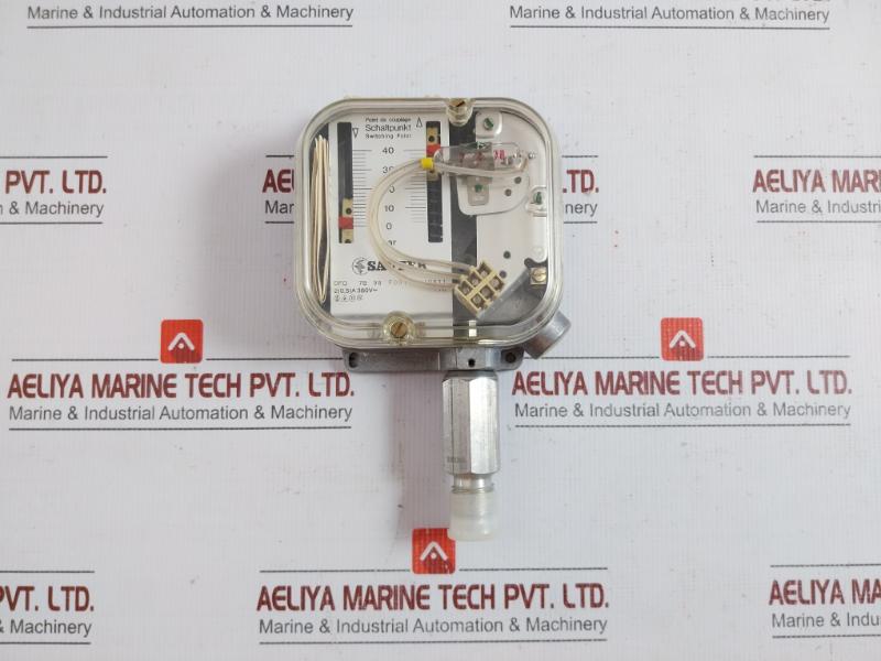 Pressure Switch Dfq 7B 98 F001 Sauter 0 To 40 Bar 2 (0,5)A 380V