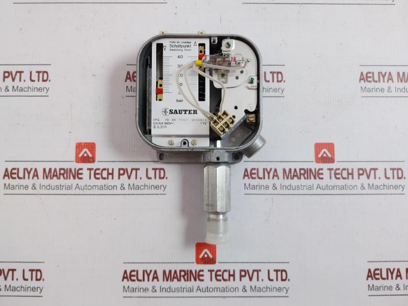 Pressure Switch Dfq 7B 98 F001 Sauter 0 To 40 Bar 2 (0,5)A 380V