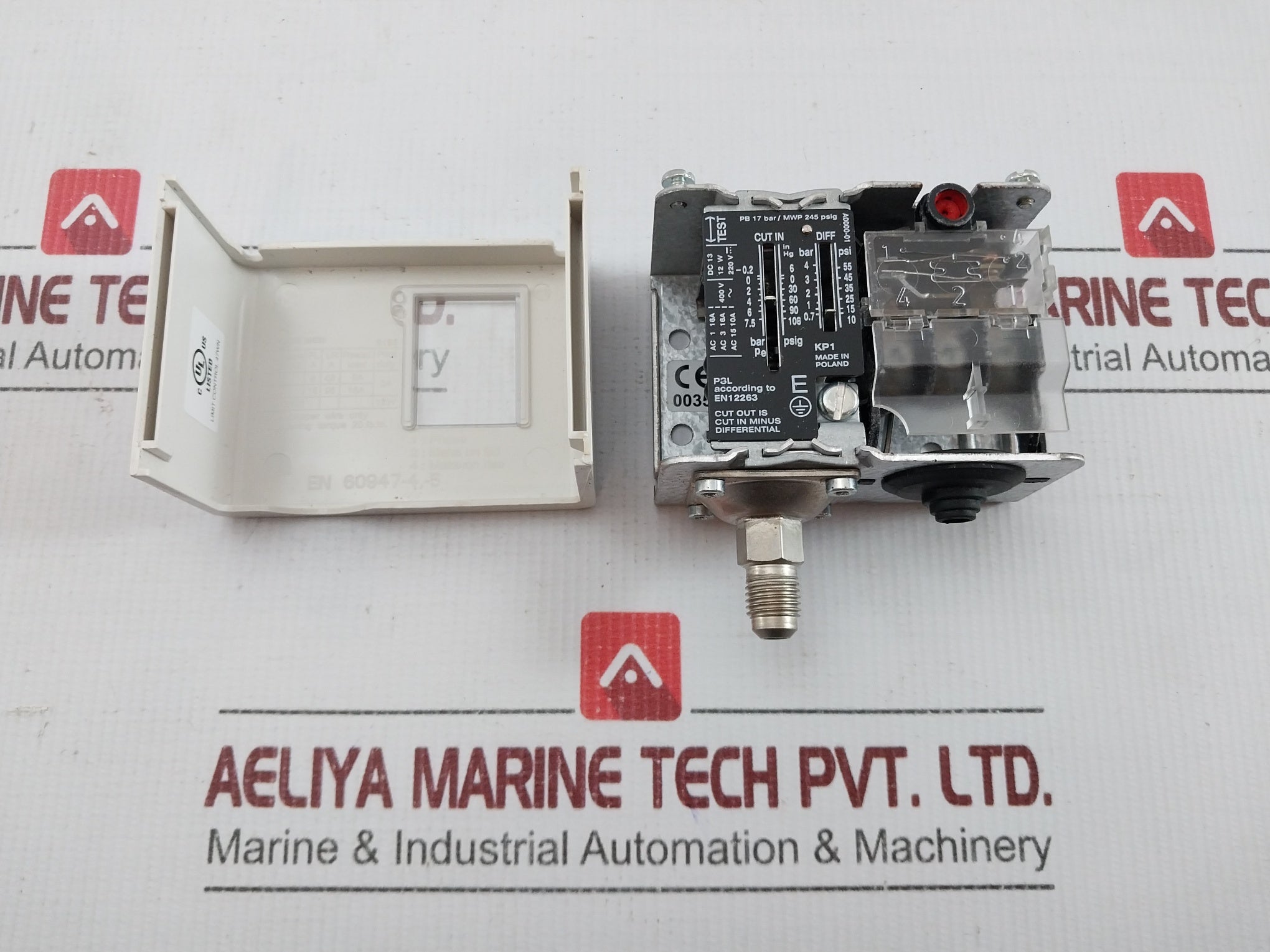 Pressure Switch Pb 17 Bar/Mwp 245 Psig Danfoss Kp1