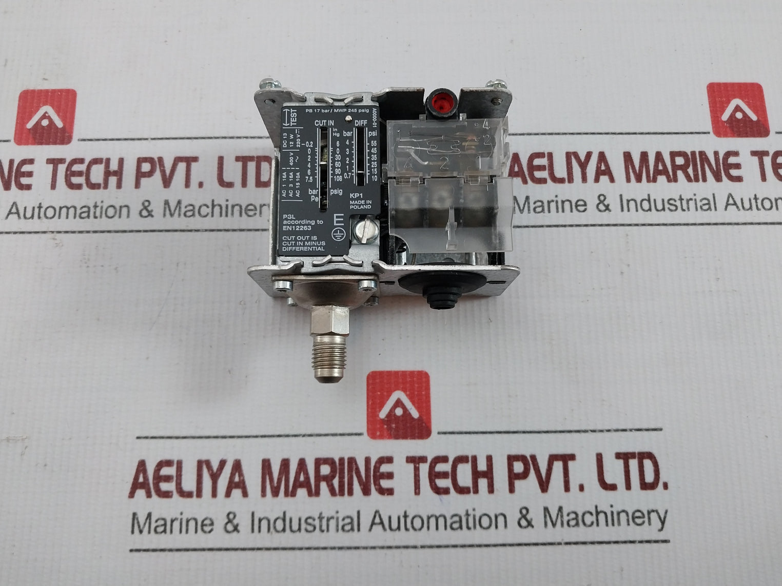 Pressure Switch Pb 17 Bar/Mwp 245 Psig Danfoss Kp1