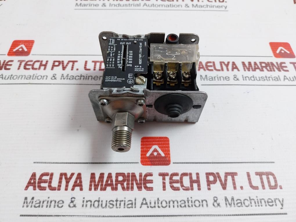 Pressure Switch Reset Diff.-3Bar 43Psi Danfoss Kp 5 Ac 15 10A