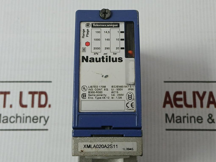 Pressure Switch Xmla020A2S11 Telemecanique 500V, Ip66