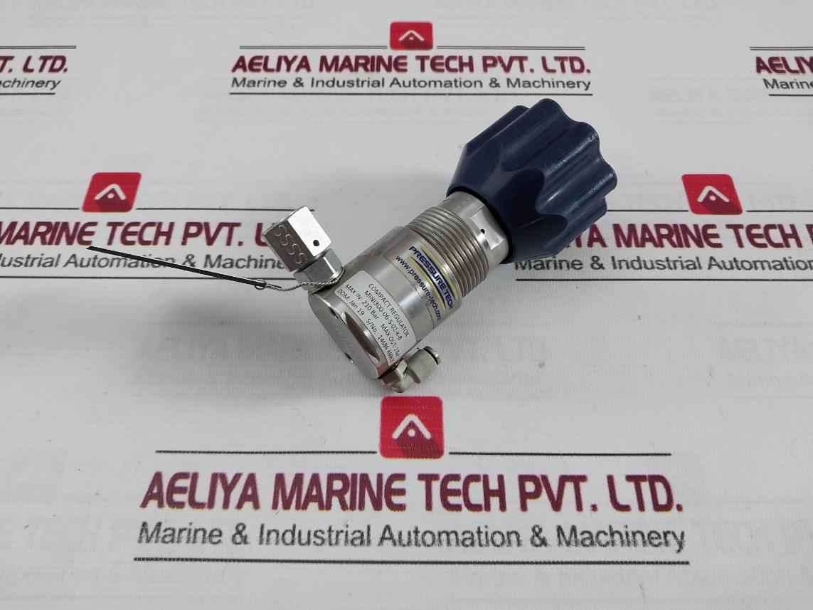 Pressure Tech Mini300-06-s-02-k-b Compact Regulator 210 Bar