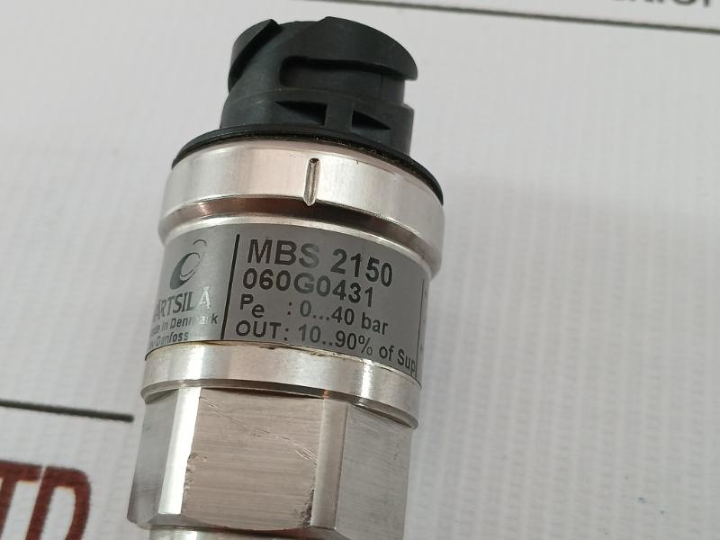 Pressure Transmitter 0-40 Bar Danfoss Mbs 2150