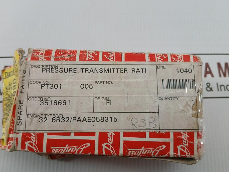 Pressure Transmitter 0-40 Bar Danfoss Mbs 2150