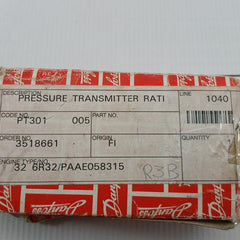 Pressure Transmitter 0-40 Bar Danfoss Mbs 2150