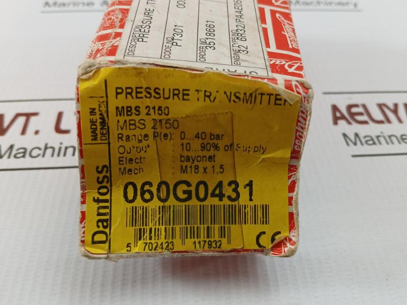 Pressure Transmitter 0-40 Bar Danfoss Mbs 2150