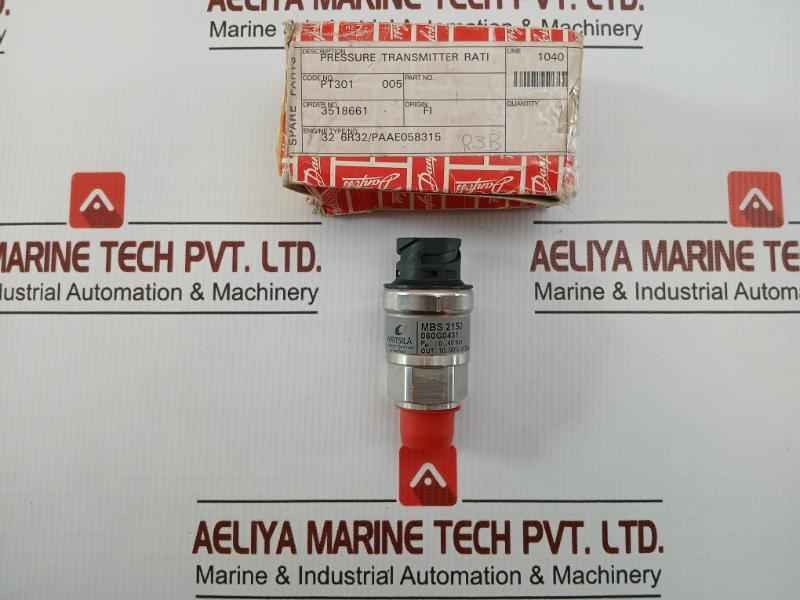 Pressure Transmitter 0-40 Bar Danfoss Mbs 2150