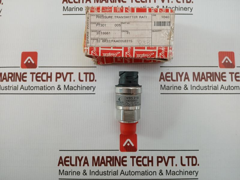 Pressure Transmitter 0-40 Bar Danfoss Mbs 2150