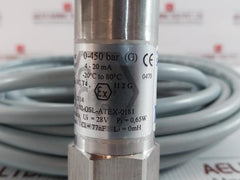 Pressure Transmitter 0-450 Bar 4-20 Ma 28V Scan-sense Ps-2120