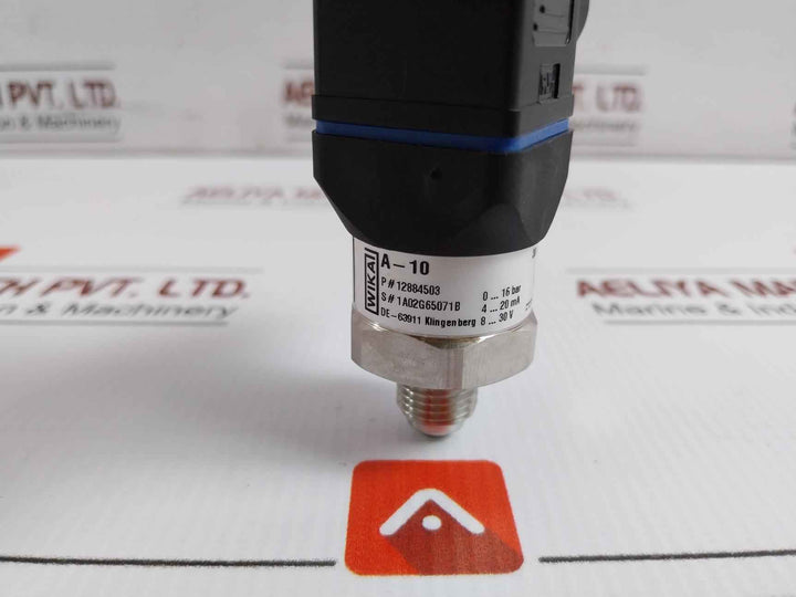 Pressure Transmitter 0..16 Bar 8…30 V Dc / 25 Ma Wika 12884503 A-10
