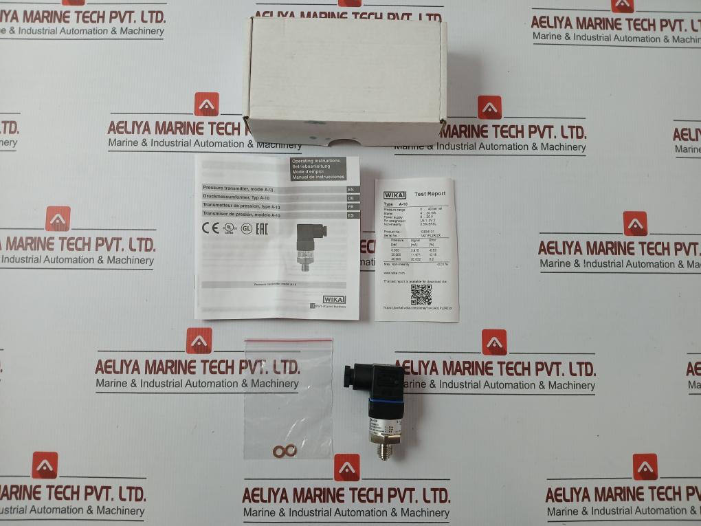 Pressure Transmitter 12834131 A-10 Wika 8..30 V ---/25 Ma