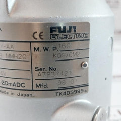 Pressure Transmitter 160 Kgf/Cm2 Fhc133V2-aaeyy-aa Fuji Electric