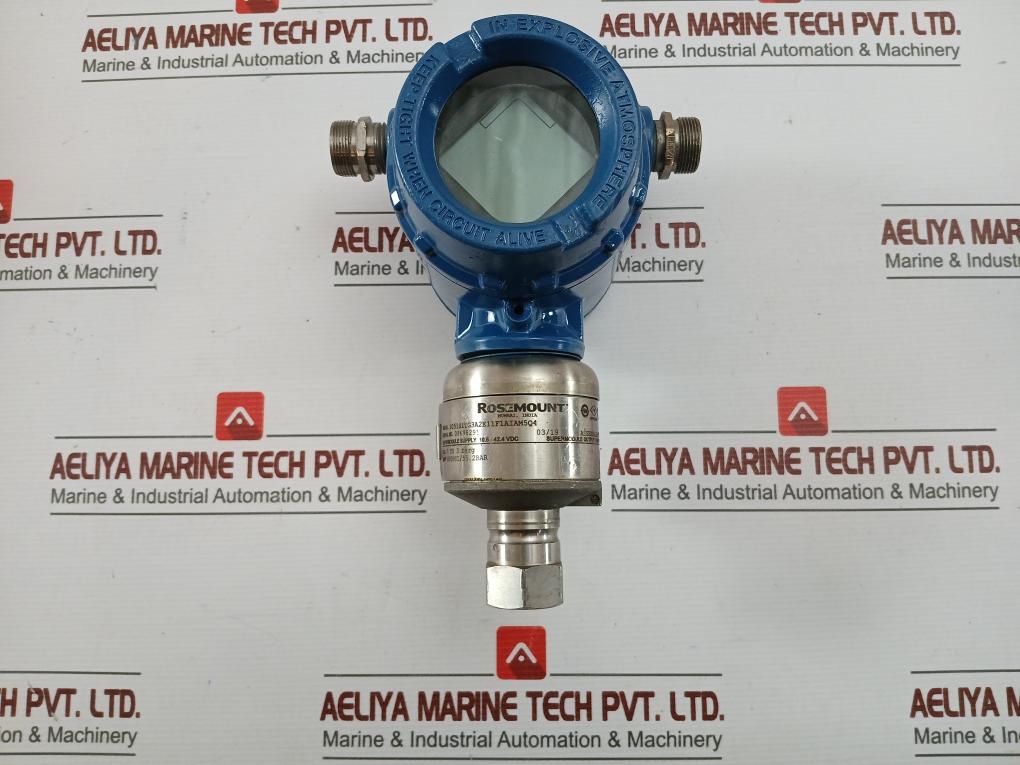 Pressure Transmitter 3051S1Tg3A2E11F1Aiam5Q4 Rosemount  10.5 – 24.4 Vdc