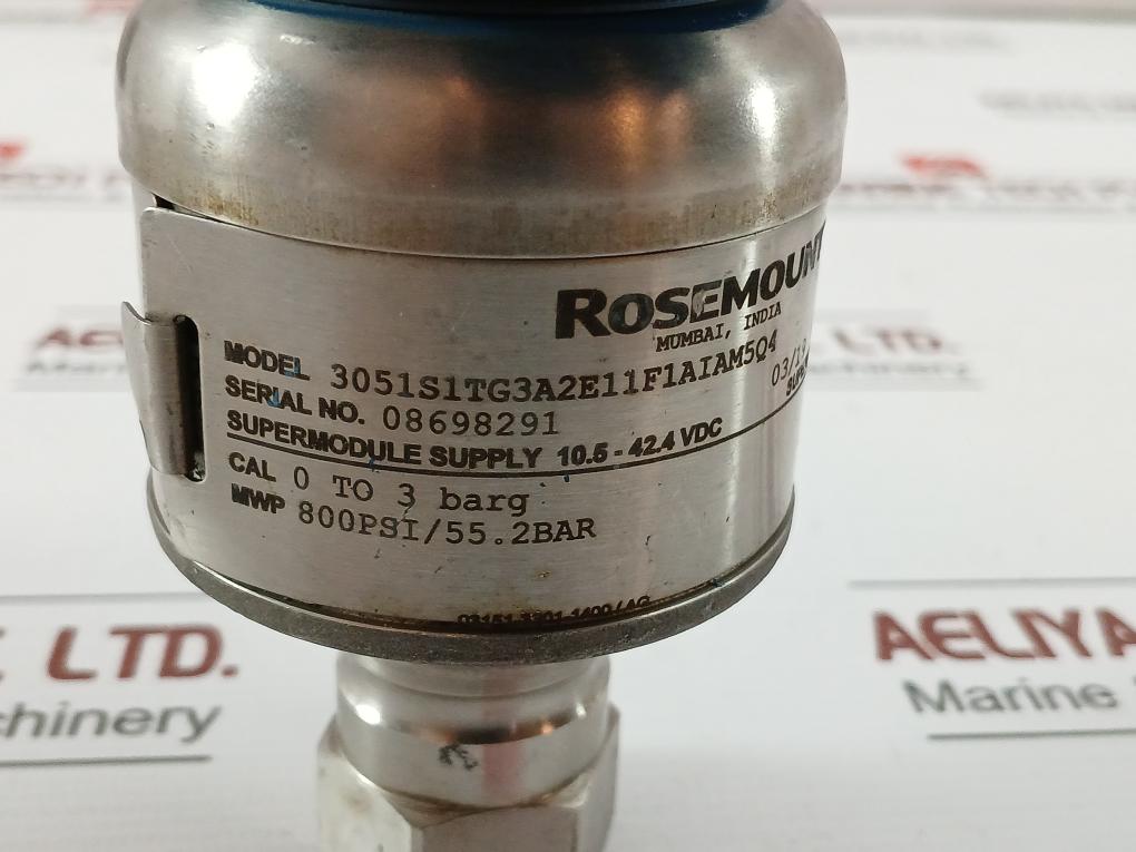 Pressure Transmitter 3051S1Tg3A2E11F1Aiam5Q4 Rosemount  10.5 – 24.4 Vdc