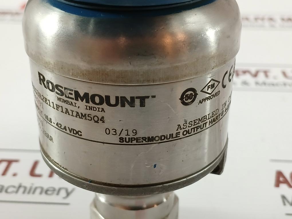 Pressure Transmitter 3051S1Tg3A2E11F1Aiam5Q4 Rosemount  10.5 – 24.4 Vdc
