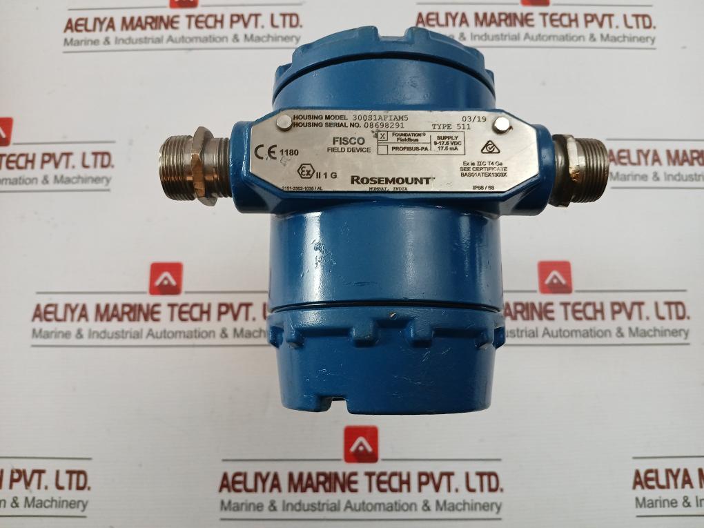 Pressure Transmitter 3051S1Tg3A2E11F1Aiam5Q4 Rosemount  10.5 – 24.4 Vdc