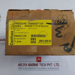 Pressure Transmitter 4-20 Ma 24 Vdc Part no 084G2158 Danfoss