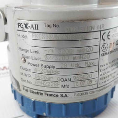 Pressure Transmitter 4-20Madc Fuji Electric Fkcx33V5Akabyaa