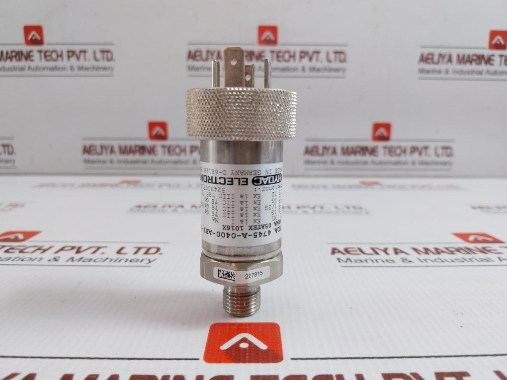Pressure Transmitter 400 Bar 4..20 Ma Ip67 Hydac Hda 4745-a-0400-ah1-000