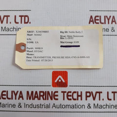 Pressure Transmitter 400 Bar 4..20 Ma Ip67 Hydac Hda 4745-a-0400-ah1-000