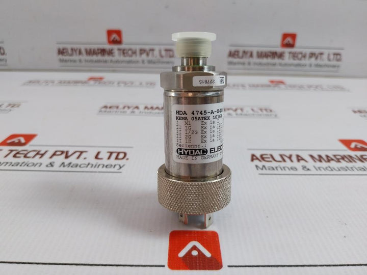 Pressure Transmitter 400 Bar 4..20 Ma Ip67 Hydac Hda 4745-a-0400-ah1-000