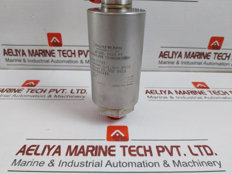Pressure Transmitter 5020 Pt Bourns 0-5000 Psi 4-20Ma
